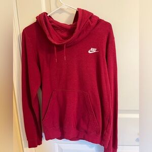 Nike Hooded Sweatshirt  Size M  Great Condition   Maroon color